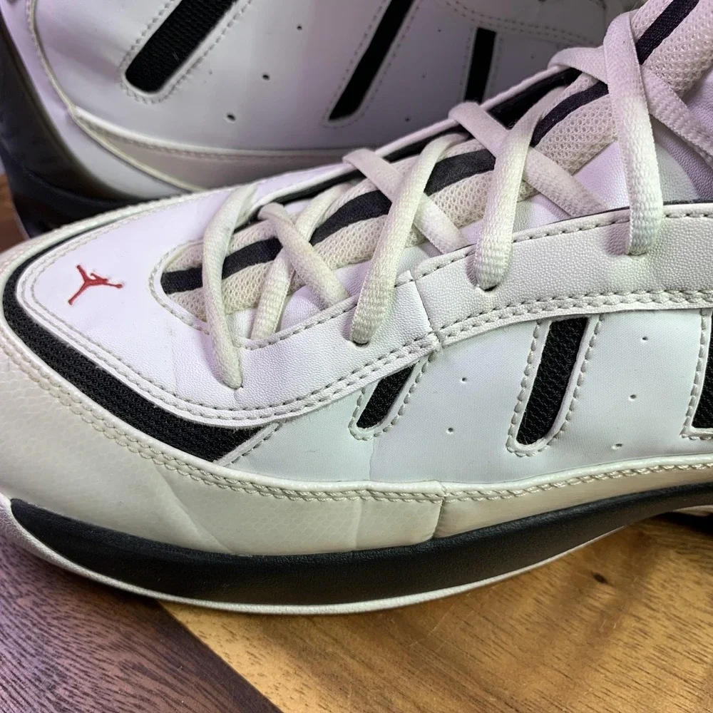 Nike Air Jordan Shoes Melo M7 Size 13 'White Black' Carmelo Anthony 414843-102
